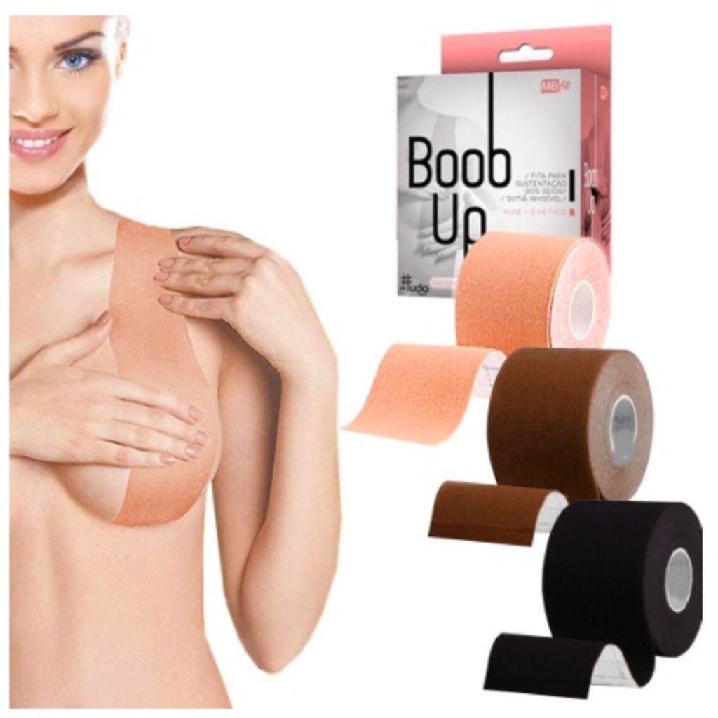 Sutia Adesivo Fita Boob Up Invisivel Fit 3D A Prova d'Agua Resistente ao Suor em Oferta na Shopee
