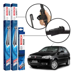 Palheta Parabrisa Diant Tras Bosch Fiat Palio 2004 A 2012