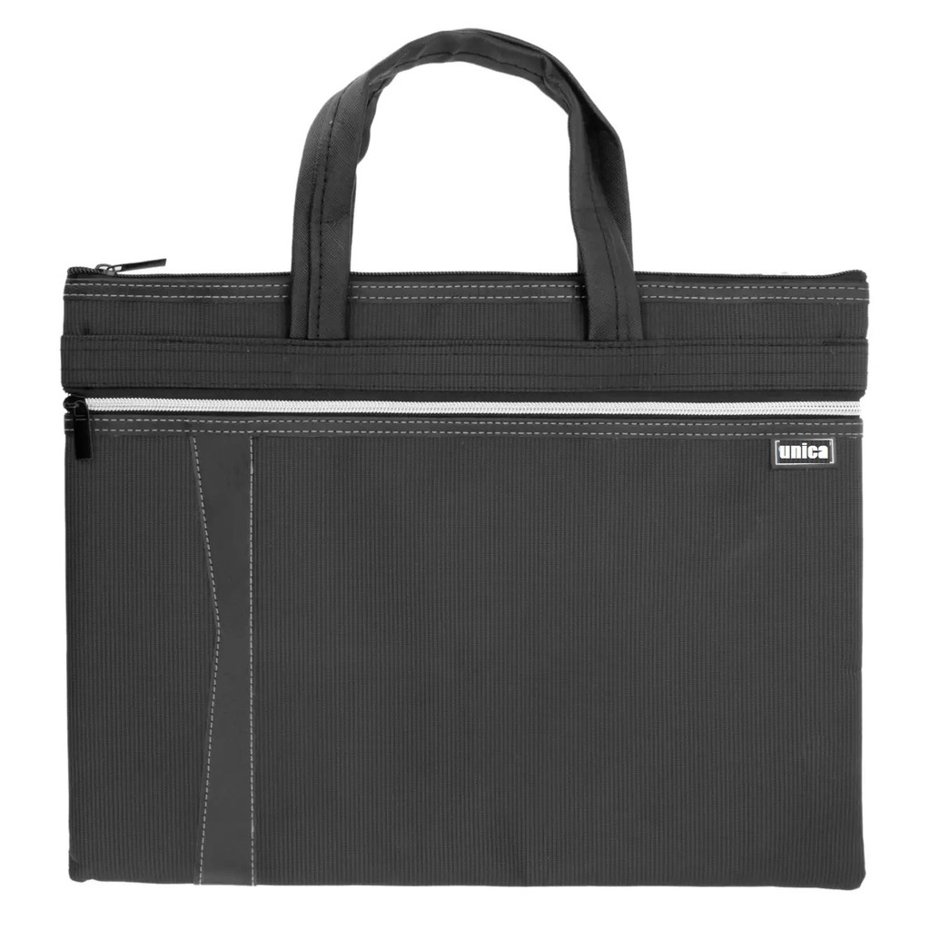 Bolsa Maleta Porta Documento Pasta De Mao Com Fecho De Zíper em Oferta na Shopee