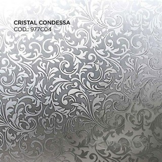Adesivo Jateado Para Vidros, Box e Janelas Alltak Decor Cristal Condessa 1,00 X 0,61 - Ref.977C.01Cd em Oferta na Shopee
