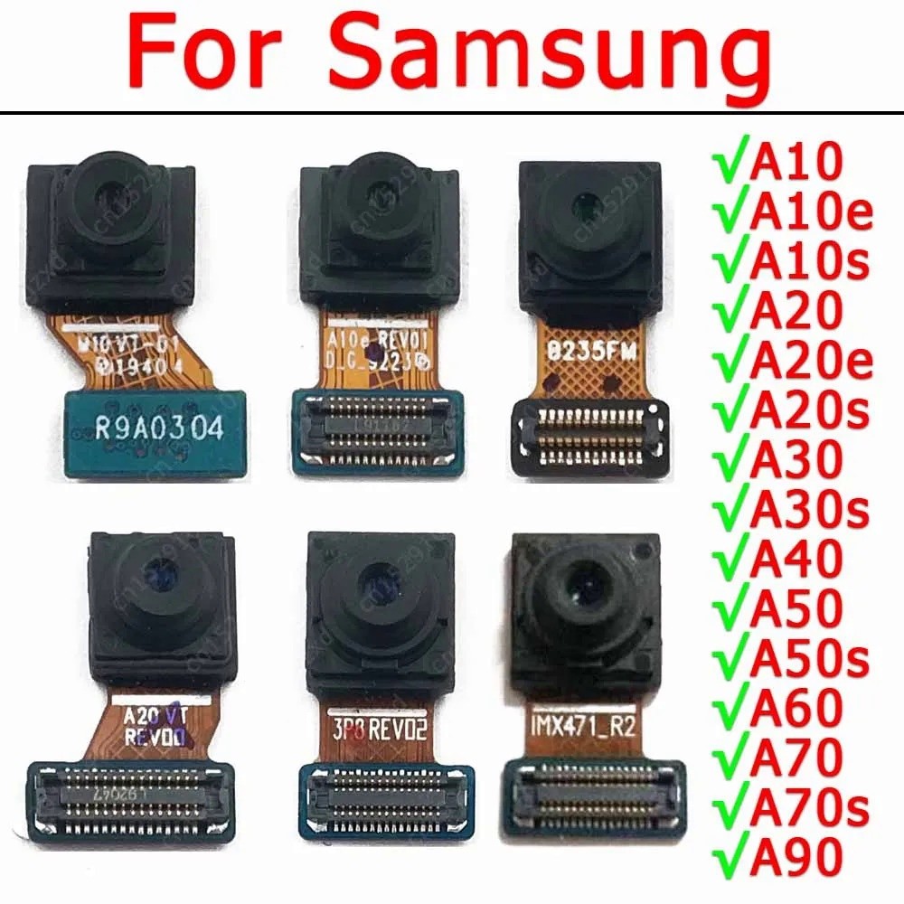 Câmera Frontal Selfie Para Samsung Galaxy A10 A10e A10s A20 A20e A20s A30 A30s A40 A50 A50s A60 A70 A70s Substituir Peça