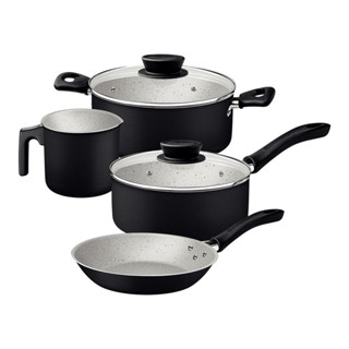 Jogo De Panelas 4 Peças Linz Cores Antiaderente Tramontina em Oferta na Shopee