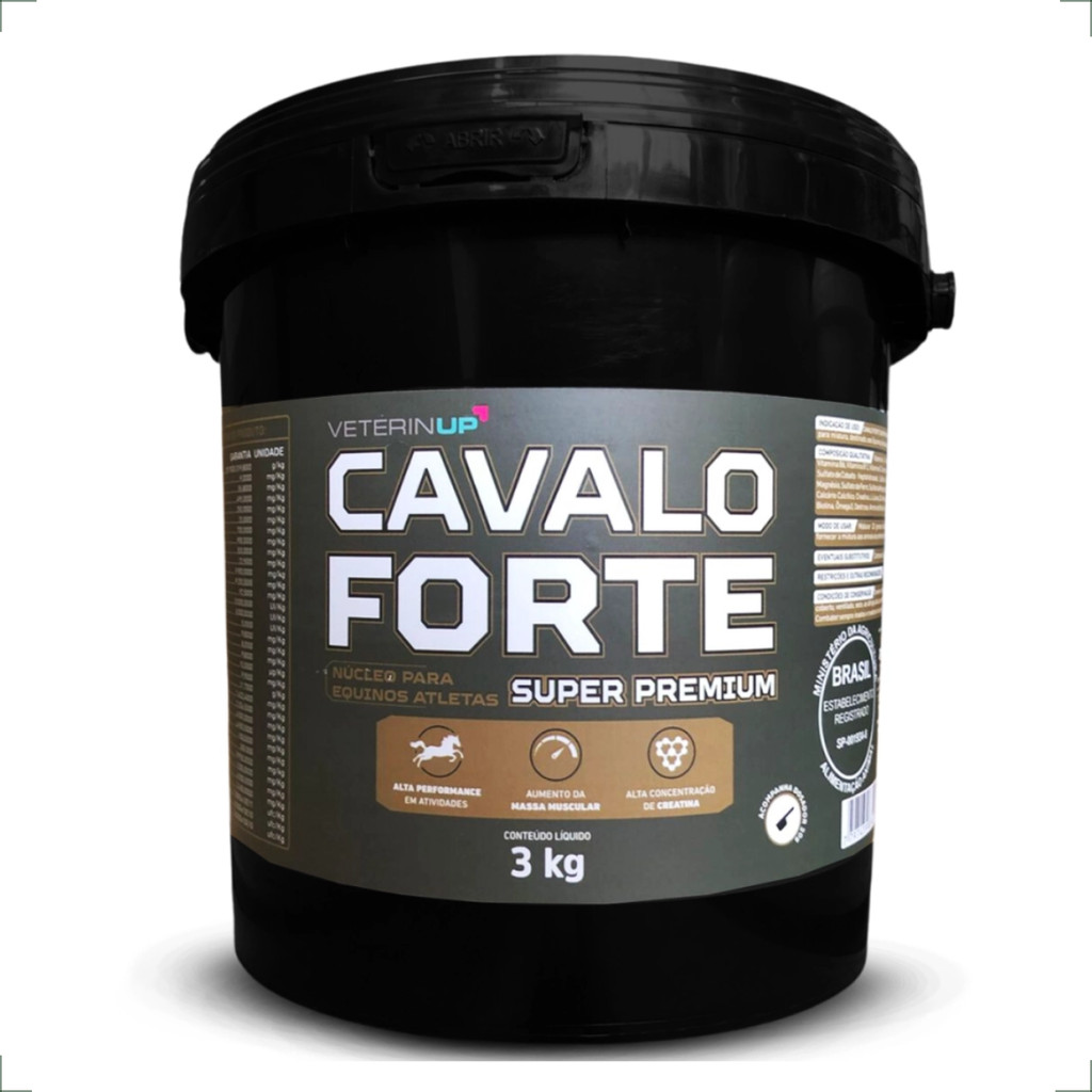 Cavalo Forte Super Premium Suplemento para Equinos - 3Kg em Oferta na Shopee