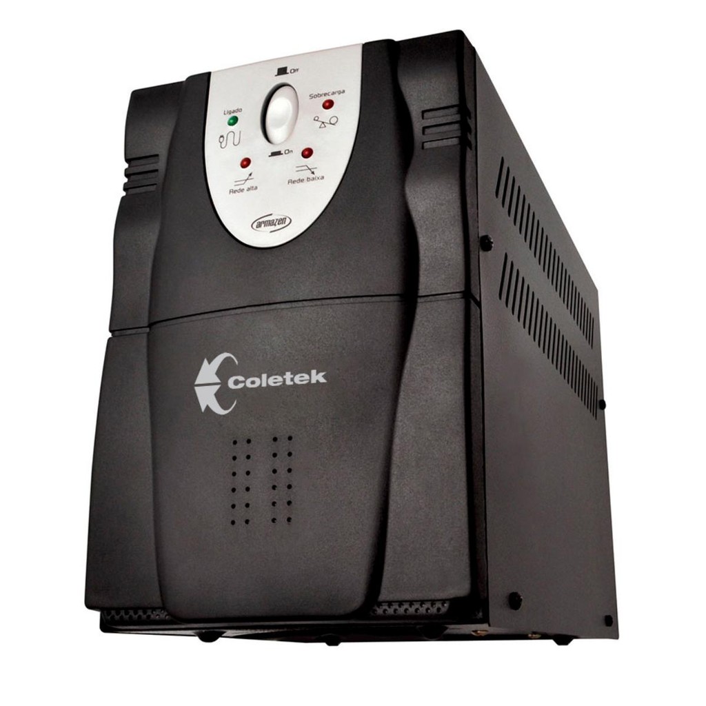 Estabilizador 3200VA Coletek - Bivolt Automatico - 4T-10A 2T-20A em Oferta na Shopee