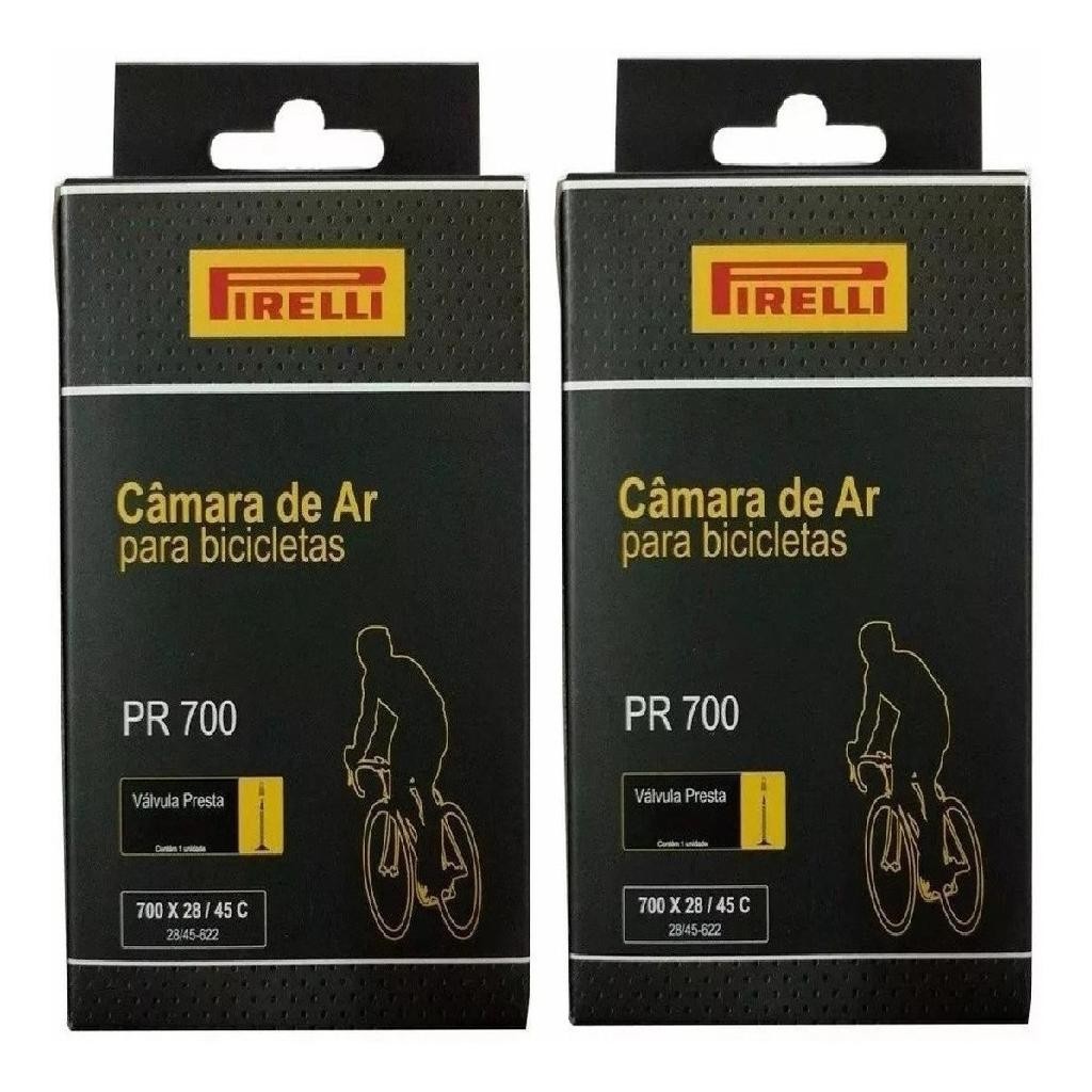 KIT 2 CÂMARAS AR PIRELLI 700X28 A 700X45 VÁLVULA PRESTA 48MM GRAVEL HÍBRIDA SPEED em Oferta na Shopee