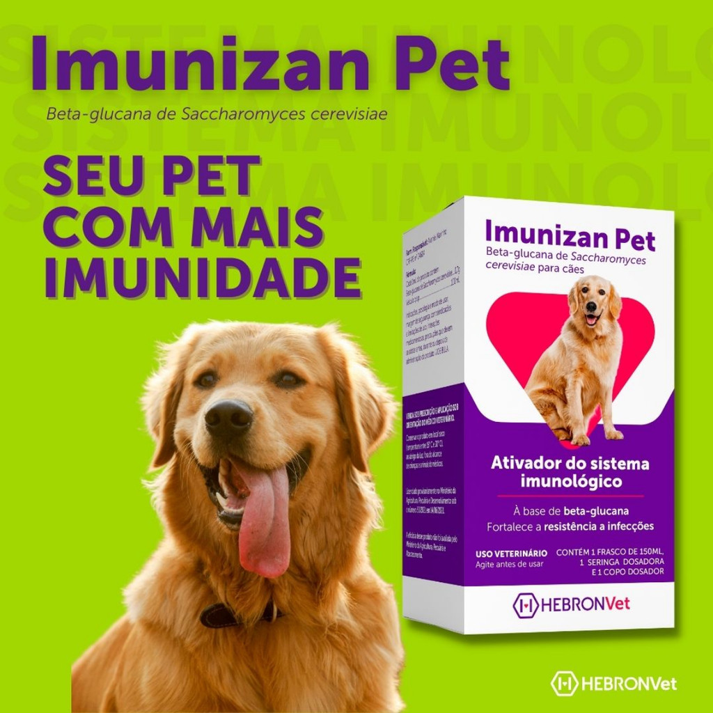 Detalhes do Imunizan Pet HebronVet Suplemento para Cães - 150ml