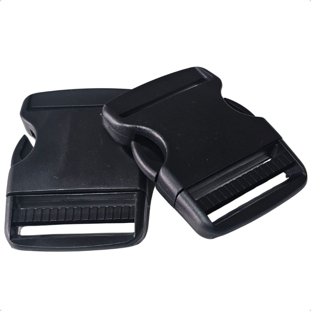 Kit 2 Fechos Engate Rápido 50mm P/ Mochilas E Bolsas