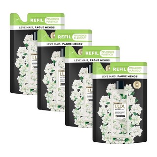 Kit 4 Sabonetes Líquidos Lux Botanicals Essências do Brasil Buquê de Jasmim 400ml em Oferta na Shopee