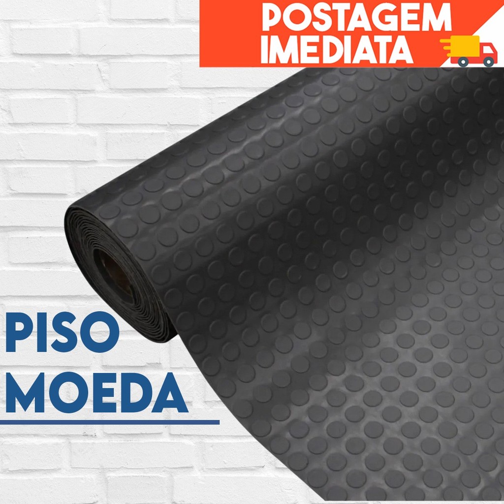 Piso Vinílco Moeda 2mm - 6,5M² (rolo 1,30mts X 5,00mt) - Kapazi