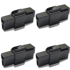 Kit 4 Conectores C/ Terminais 2 Vias Som Automotivo Conjunto