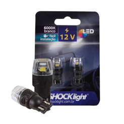 LED T10 - 04 SMD 2835/4218 12V BRANCO