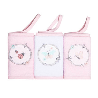 Kit Pano De Boca Papi Bordados Prendedor Borboleta - 03 Peças em Oferta na Shopee