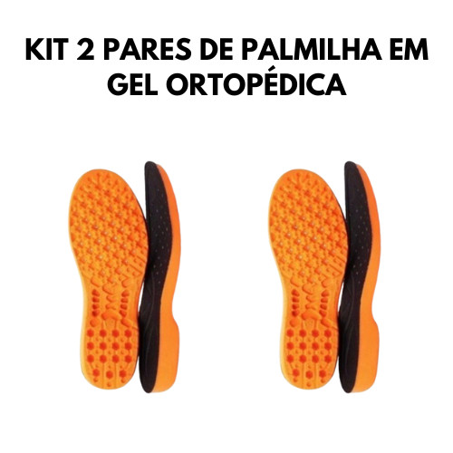 KIT 2 PARES DE PALMILHA EM GEL P.U ORTOPÉDICA ANATOMICA PARA VARIAS HORAS DE TRABALHO ENVIO IMEDIATO