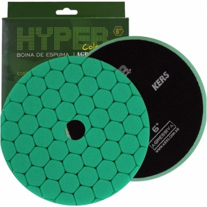 Boina De Espuma Agressiva Verde Hyper 5" Kers