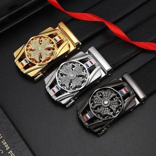 Cinto De Couro De Alta Qualidade Para Homens Cintura Dourada Presente Do Dia Dos Pais em Oferta na Shopee