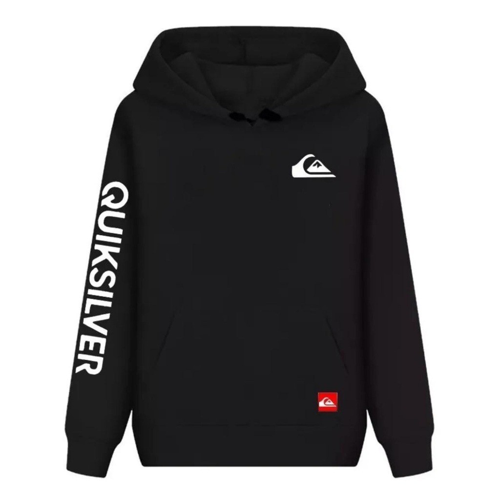 Moletom Quiksilver Surf Agasalho Tamanhos Grandes Com Capuz Blusa Frio Unissex