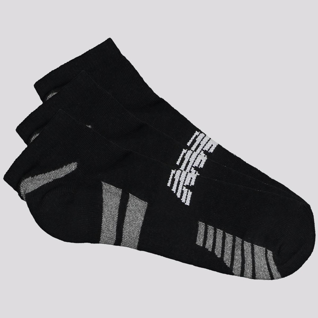 Kit Meia New Balance Cano Invisível 3 Pares Feminina Preta - Women Clothes