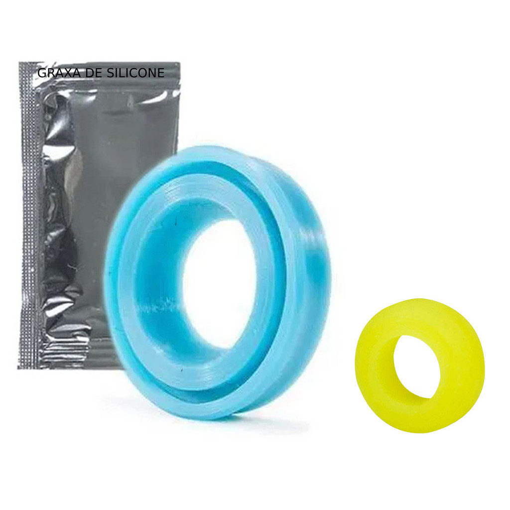 Kit Bucha Pu Êmbolo Pistão e Anel Vedação Cano  CBC Carabinas G2 Jade Pro GII AG10