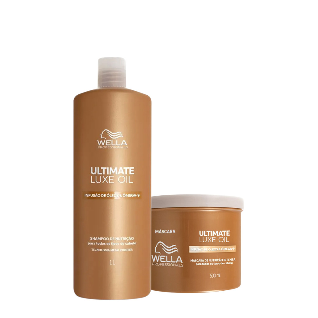Kit Wella Professionals Ultimate Luxe Oil Shampoo e Máscara (2 produtos)
