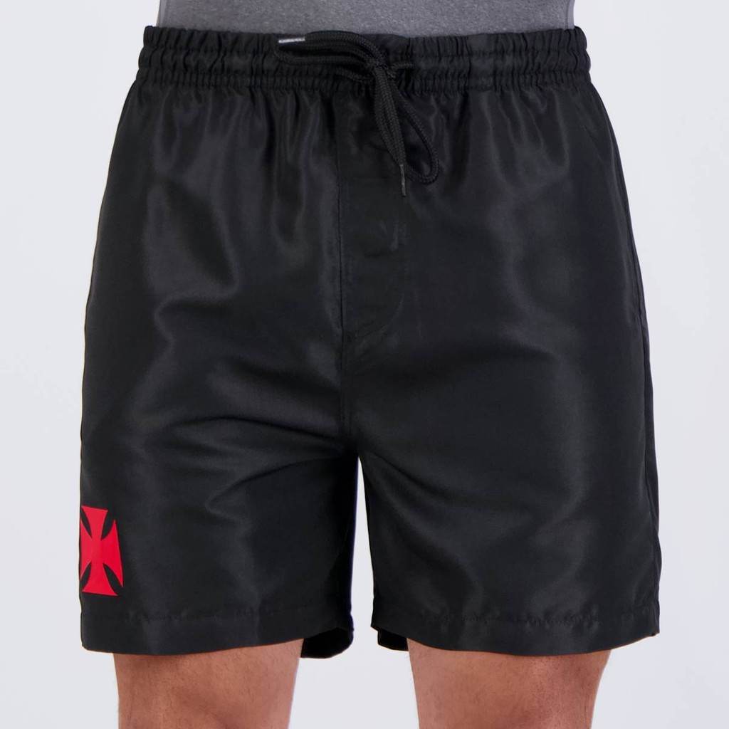 Bermuda Vasco Remo Preta em Oferta na Shopee