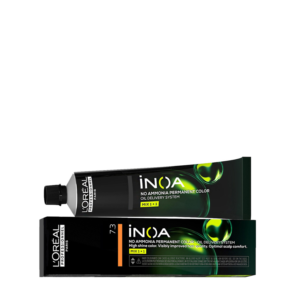L'Oréal Professionnel Inoa 7.3  Louro Dourado  - Coloração Permanente 60g em Oferta na Shopee