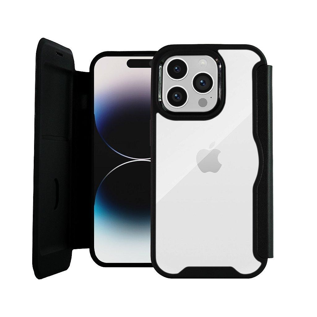 Capa Case Capinha Carteira Dual para iPhone 14 Pro Porta-Cartão, Proteção Reforçada - Gshield em Oferta na Shopee