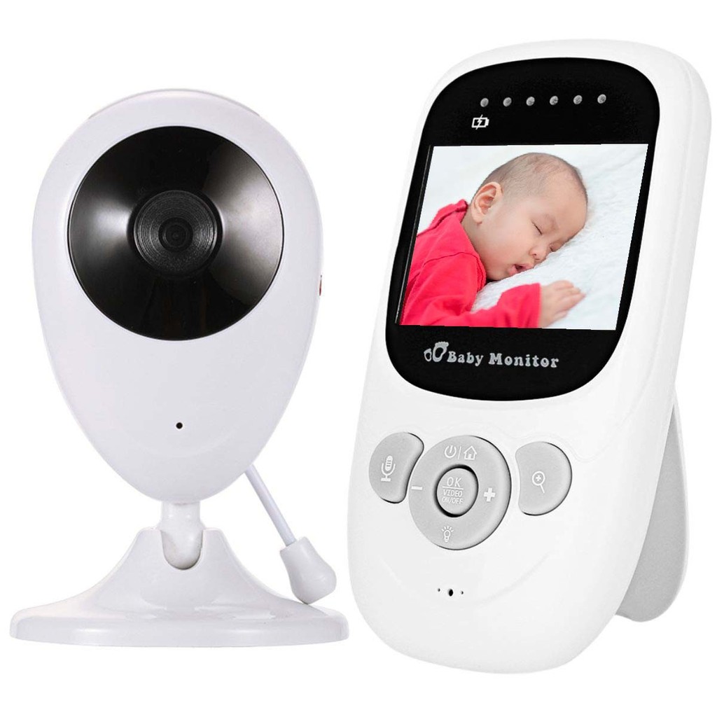 Babá Eletrônica Câmera Wifi Bivolt Visão Noturna Som Ambiente Canções e Monitoramento de Temperatura