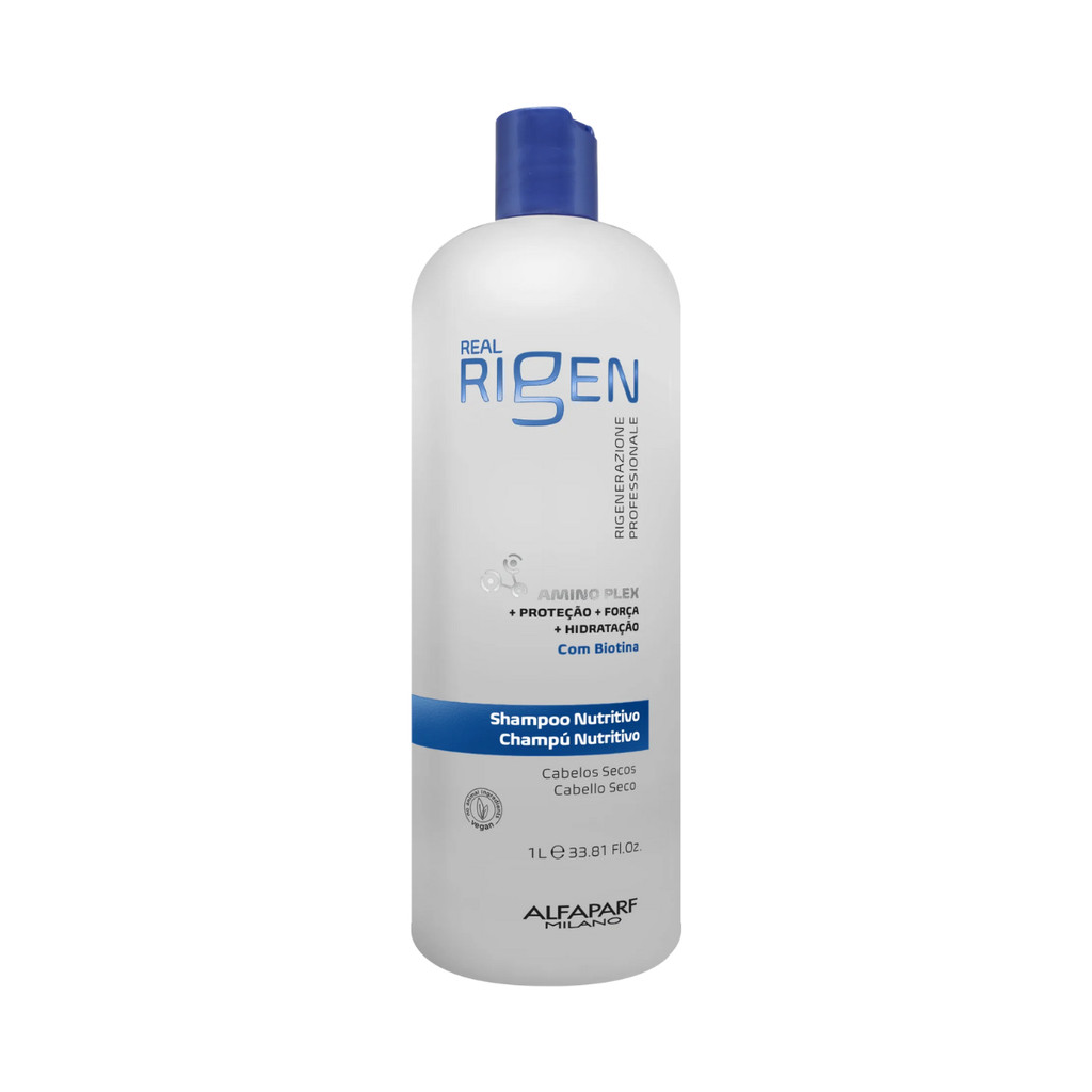 Alfaparf Real Rigen Nutritive - Shampoo Nutritivo 1L em Oferta na Shopee