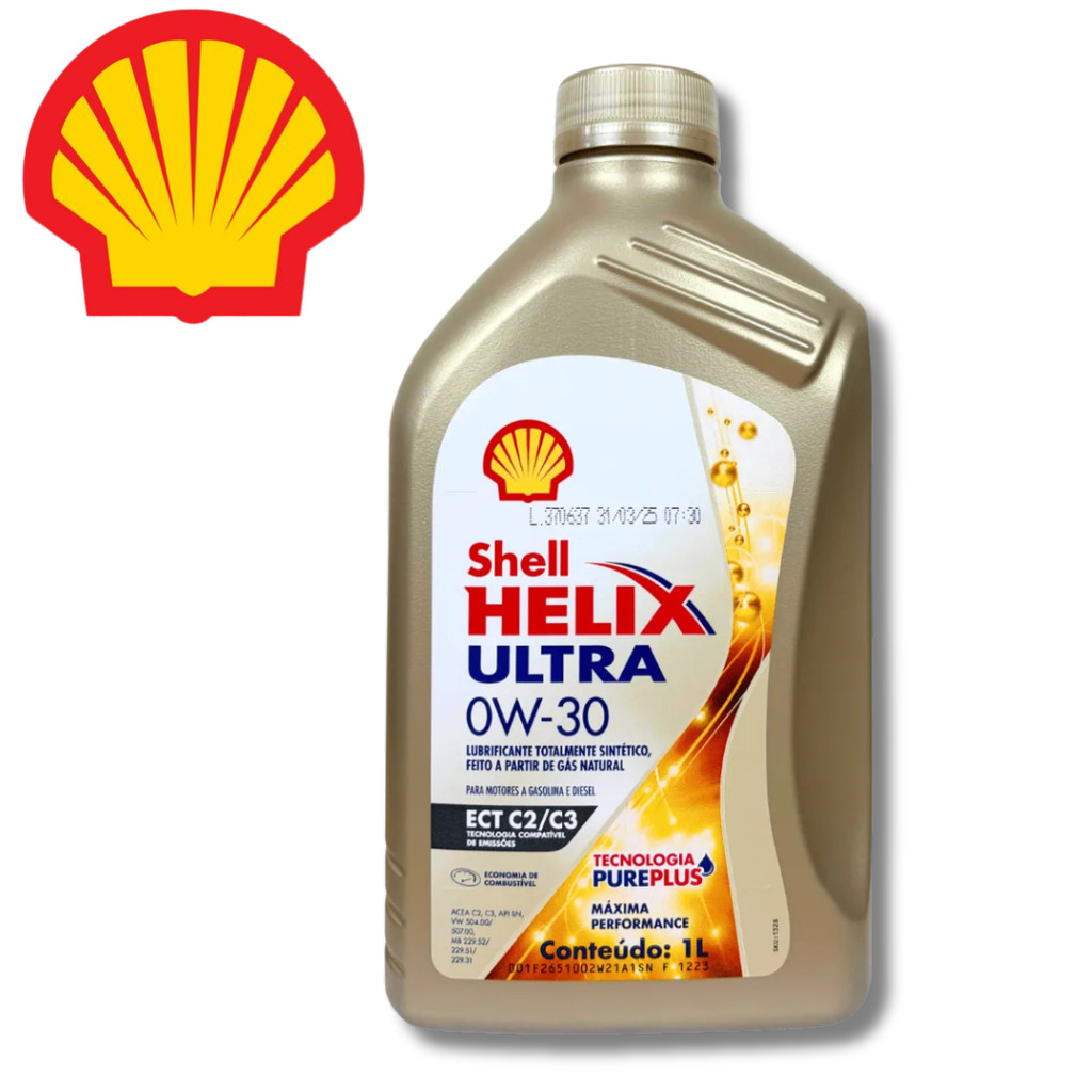 ÓLEO SHELL 0W30 ULTRA ECT C2/C3 1L