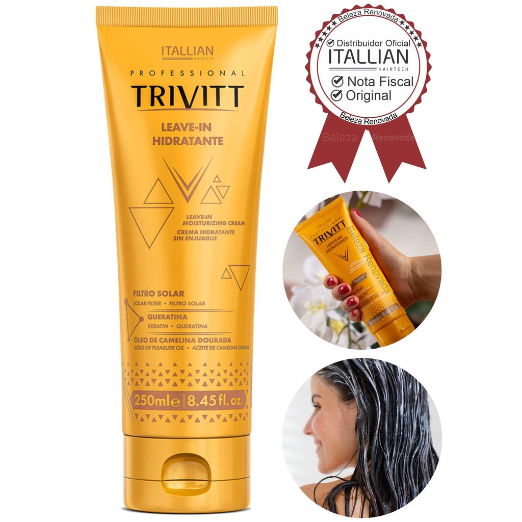 Leave-In Hidratante Trivitt Itallian 250Ml.