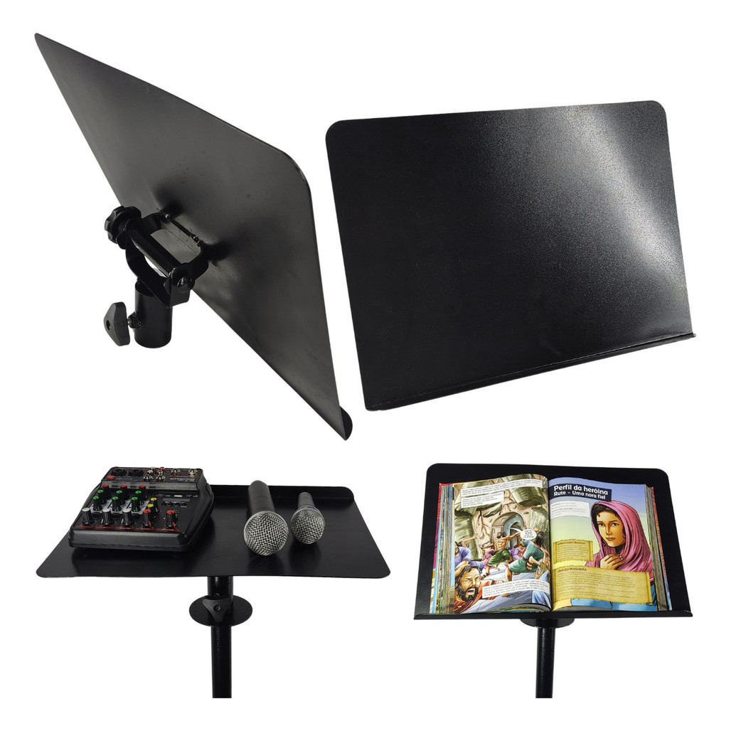 Bandeja De Ferro Mesinha Para Tripe De Cx, Pulpito Regulavel