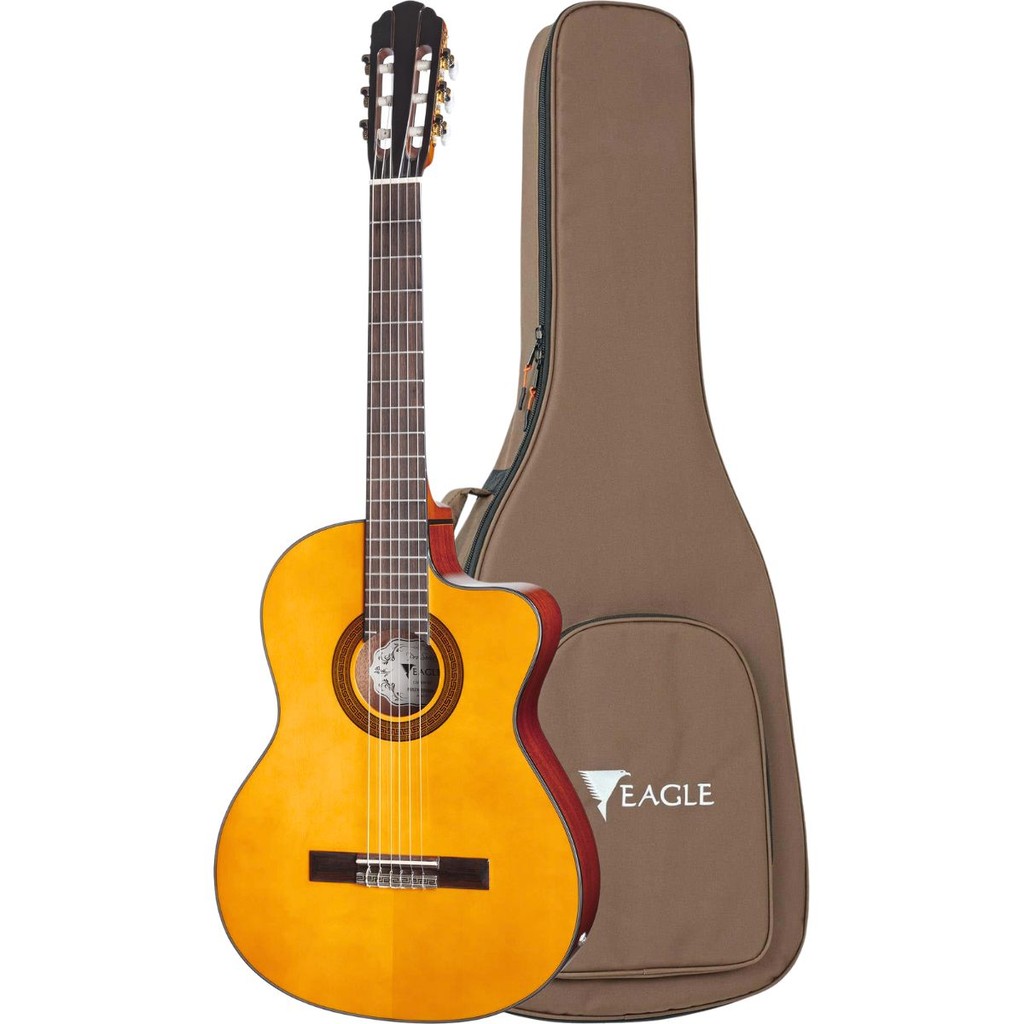 Violão Eletroacústico Eagle CH800 STVG Nylon