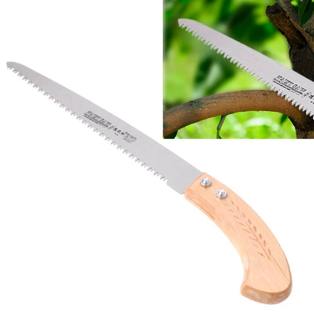 Serrote De Poda Lâmina 3 Cortes Árvores Galhos Plantas &_& zapstoreshop&_& em Oferta na Shopee