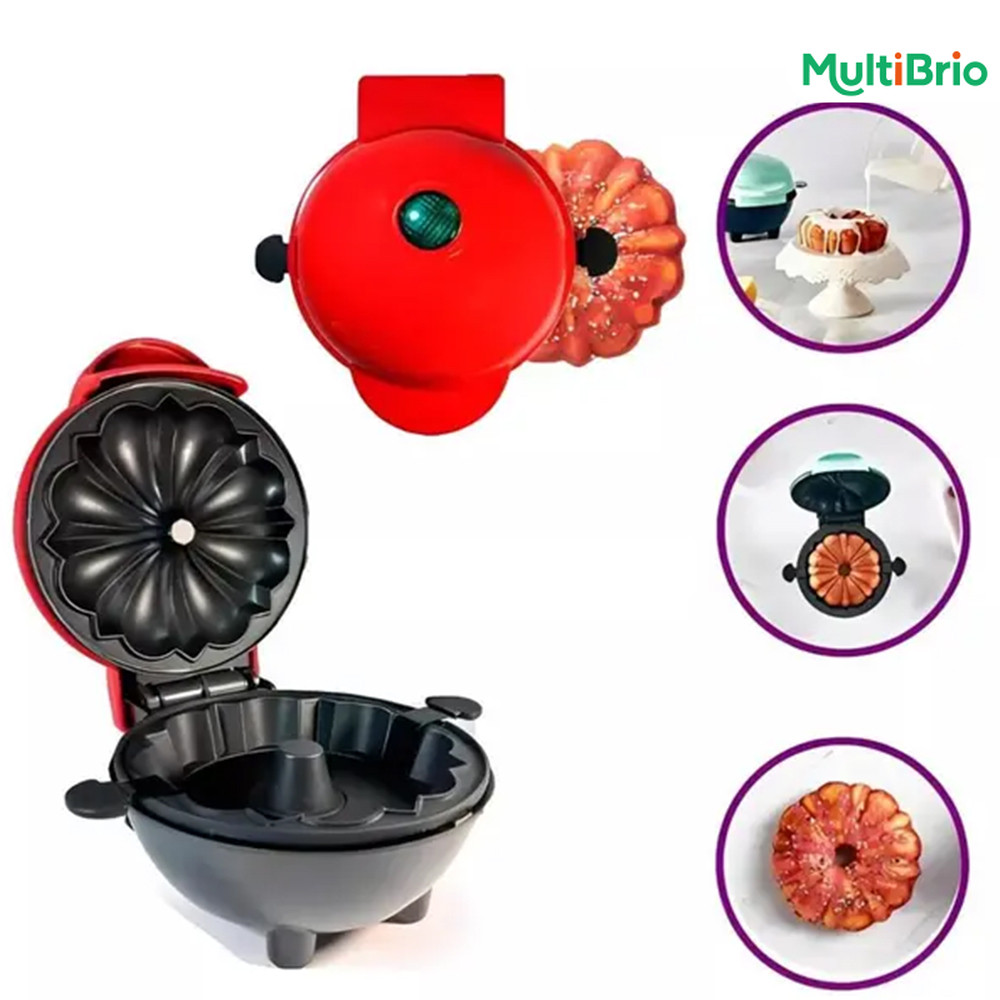 Máquina Elétrica Multifuncional: Bolo, Waffles e Ovos 110V