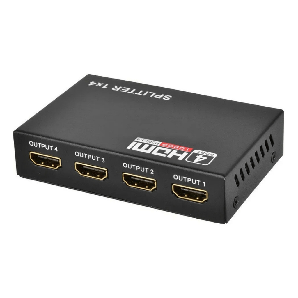Switch Hdmi Adaptador Hub 4x1 Splitter Divisor Splitter Hdmi Fullhd 1080p 4 Saídas Adaptador Switch