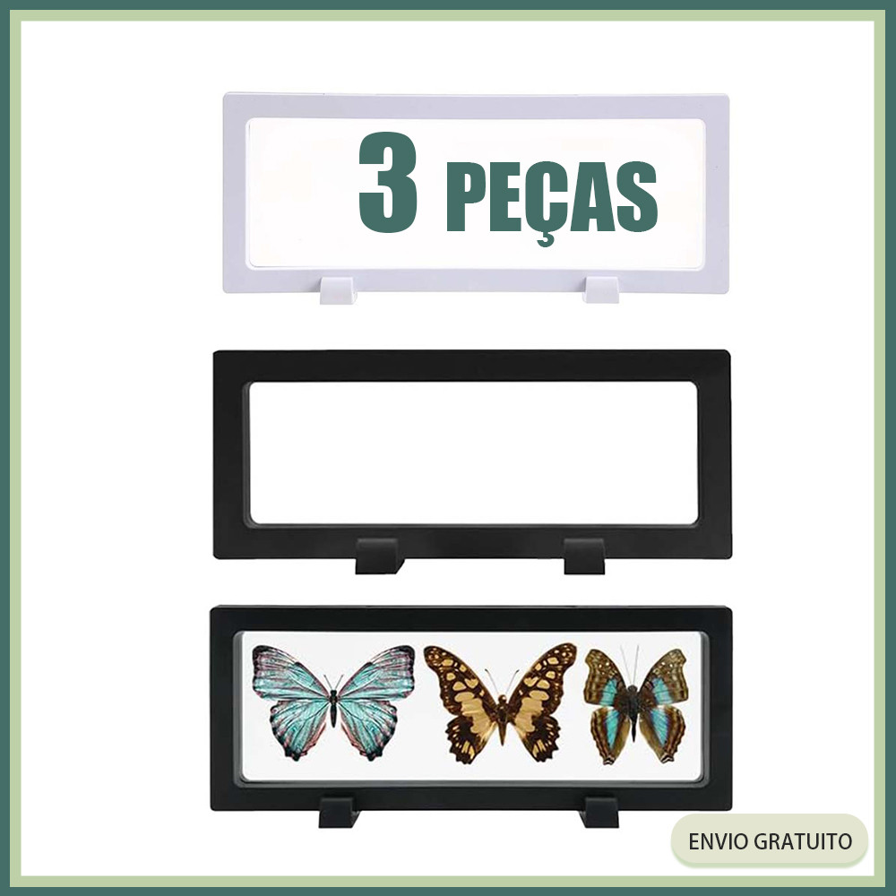 Caixa Transparentes para Joia/Medalha De Presente Antioxidante Portátil - Flutuante 3D 23cm×9cm em Oferta na Shopee