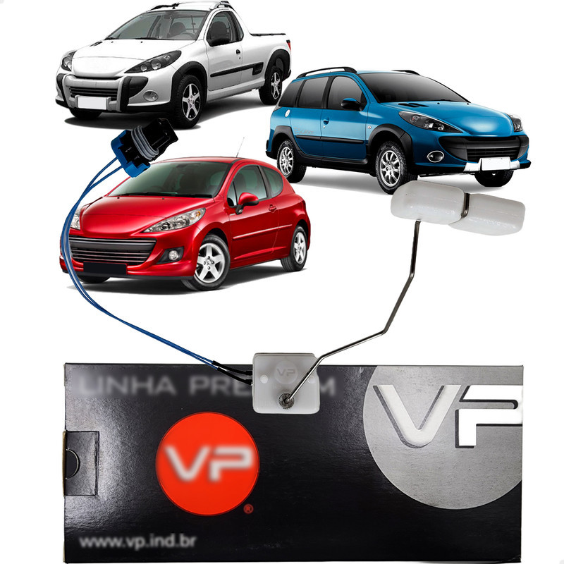Sensor Nível Boia Combustível Peugeot 207 SW Hoggar 1.4 1.6 2008 Até 2015 Flex