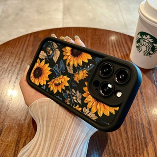 Girassóis Impresso Fosco Silicon Capinha Para iPhone 17 Air 16 15 14 Plus 11 12 13 Pro Max XR Capa Macia em Oferta na Shopee