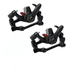 Par Pinca Freio A Disco Bike Veloforce Dianteira Traseira