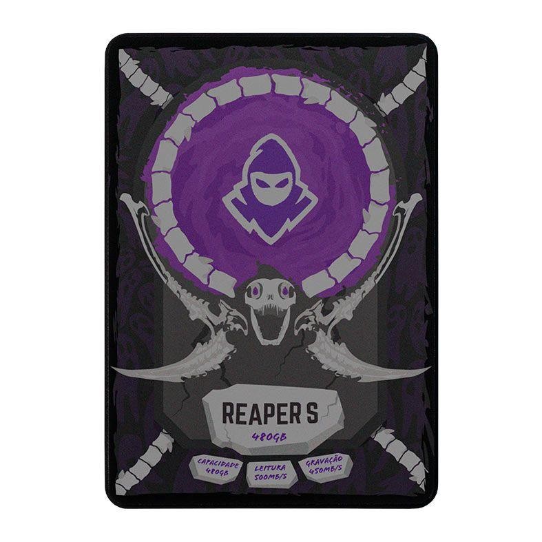 SSD Mancer Reaper S, 480GB, 2.5, Sata III 6GB/s, Leitura 500MB/s, Gravacao 450MB/s, MCR-RPR480-OEM