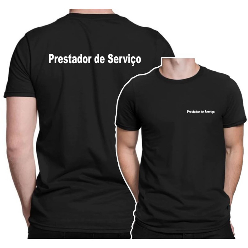 camiseta (PRESTADOR DE SERVIÇO)uniforme em oferta 15
