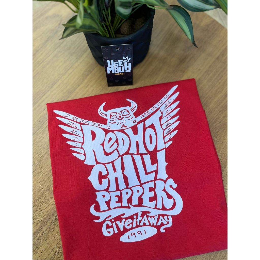 Camiseta Feminina Masculina GEEK Unissex   Banda Rock Red Hot Chilli Peppers TREND 100% Algodão ENVIO IMEDIATO