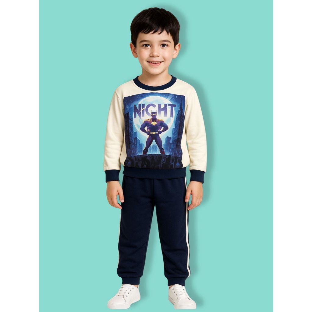 Conjunto infantil Moletom Grosso Peluciado Premium Menino: Conforto e Aventura! Estampas Sortidas
