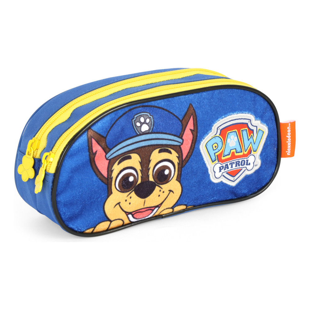 Estojo Escolar Patrulha Canina Duplo 2 Divisórias Aveludado em Oferta na Shopee