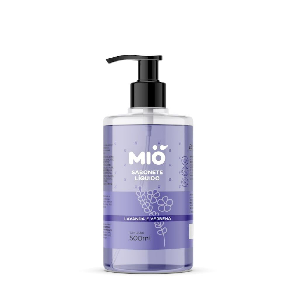 Sabonete Líquido Mió Mãos e Corpo Lavanda e Verbena 500ml - Beauty