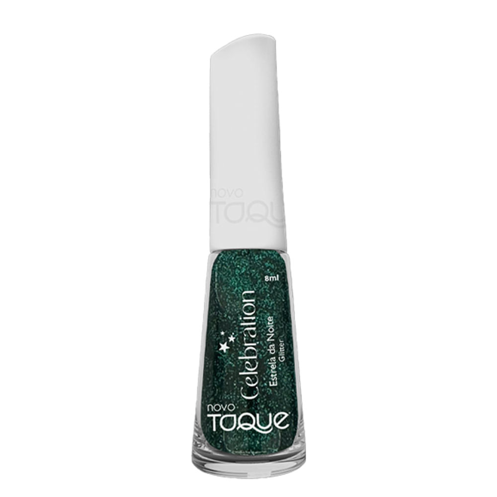 Esmalte Novo Toque Celebration Glitter Cor Estrela da Noite 8ml - Beauty