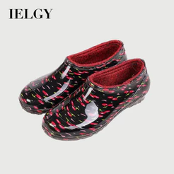 IELGY 2026 Botas De Chuva Femininas De Cano Baixo À Prova D'água Em PVC