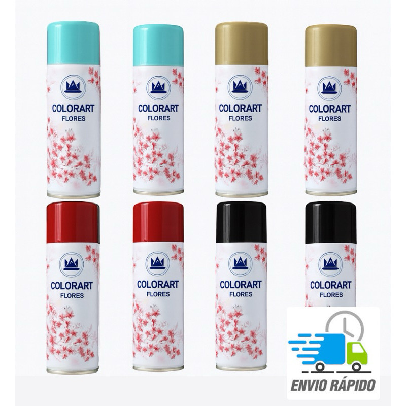 2 Tinta Spray Flores Naturais e Artificial 300ml  - Colorart em Oferta na Shopee