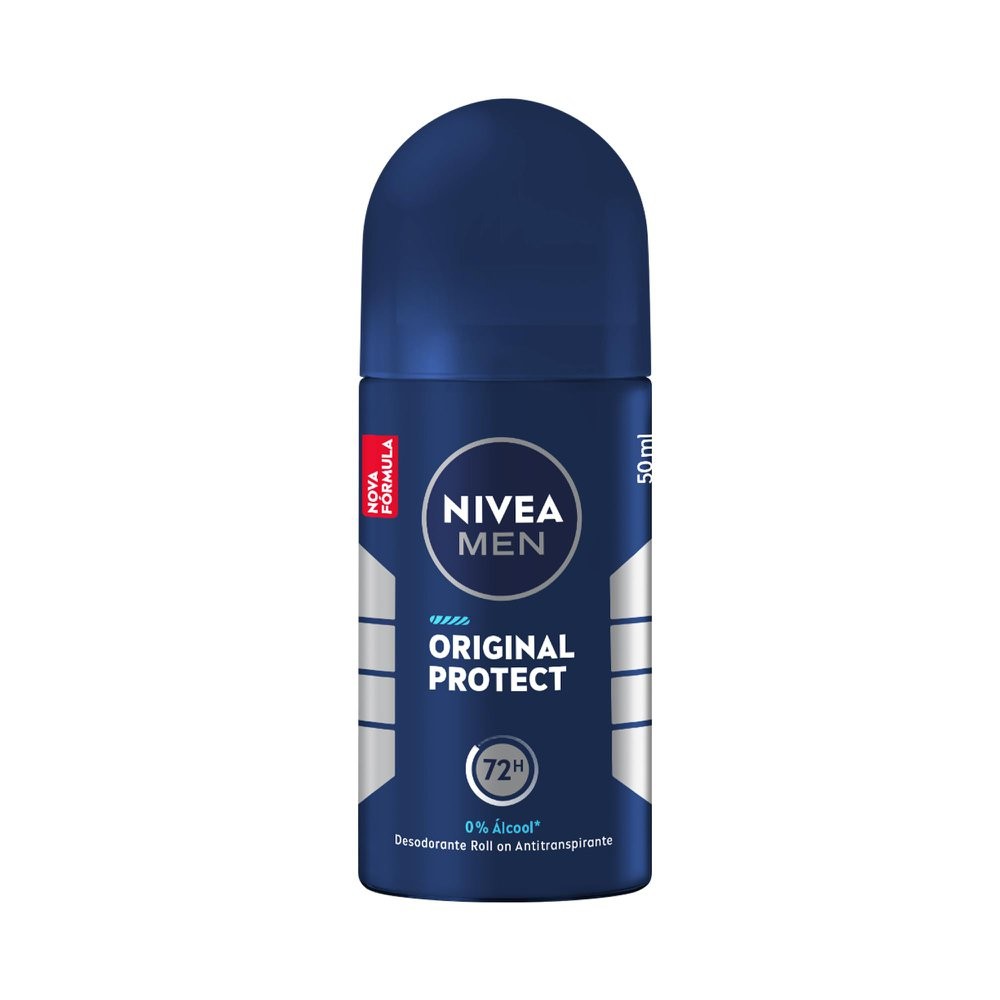 Desodorante Roll On Nivea Men Original Protect 50ml - Beauty