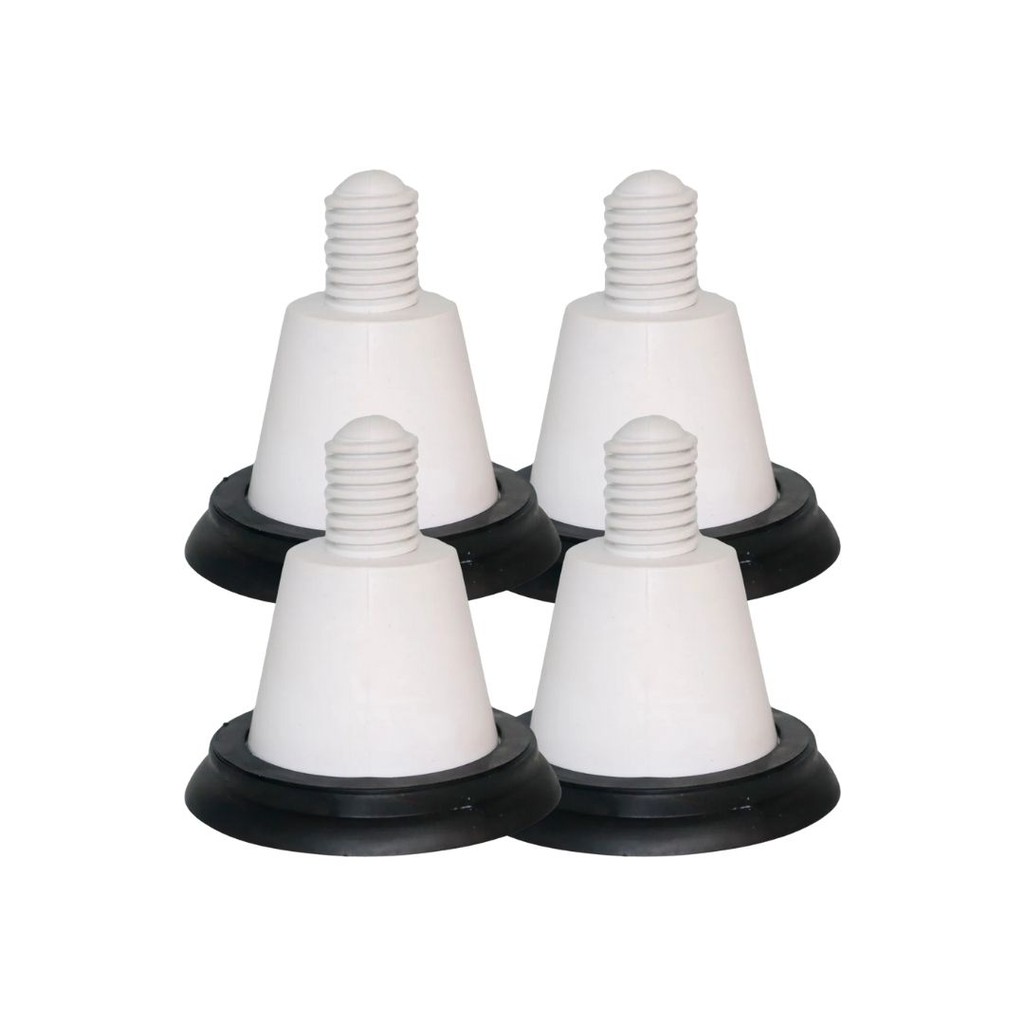 Pé Nivelador Electrolux Kit 04 Pçs Máquina De Lavar Roupa	 em Oferta na Shopee